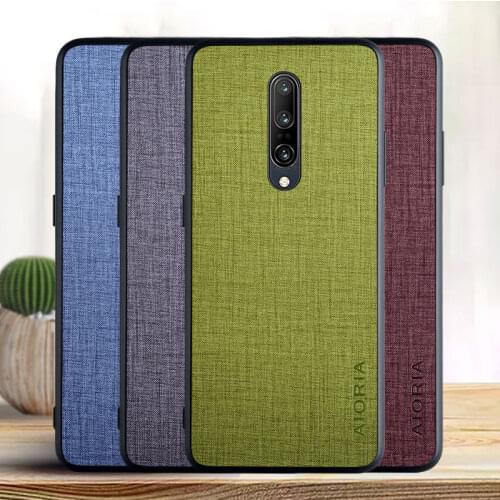 Case for Oneplus 7 pro Cross pattern PU leather cover phone for oneplus 7 case funda coque capa Business