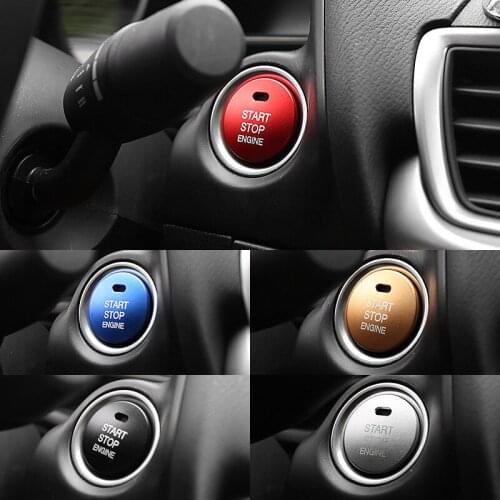 START Engine Button Replace Cover STOP Key Accessories Switch Decoration Universal For Mazda 3 BM BN 6 GJ1 GL CX-4 CX4 CX-5 CX5