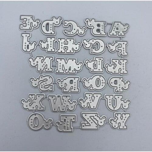 Metal Cutting Dies Alphabet Stencils for DIY Scrapbooking Stamp/photo album Decorative Embossing DIY Paper