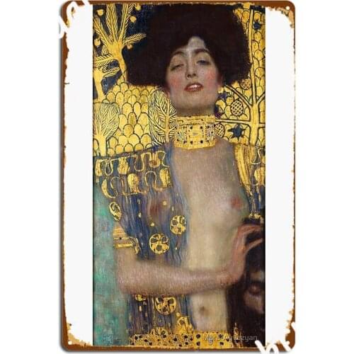 Judith And The Heads Of Holofernes Metal Plaque Poster Wall Decor Wall Cinema Garage Classic Tin Sign Poster