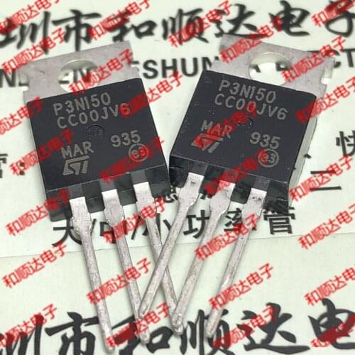 New 5pcs STP3N150 P3N150 TO-220 1500V 3A