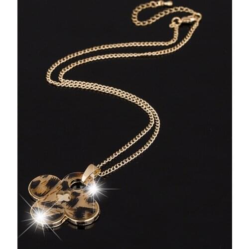 New Trendy Necklaces Pendants Link Chain Collar Long Plated Enamel Statement Bling & Fashion Necklace Women Jewelry #N106