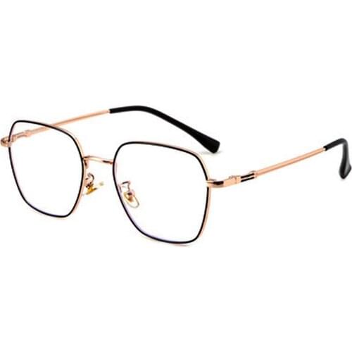 New Fashion Trend Polygon Ultralight Titanium Alloy Frame Reading Glasses Memory Temples for Men Women+1 +1.5 +2 +2.5+3 +3.5 +4