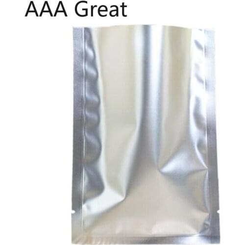 Open 100pcs/Lot Convenient Food Nuts Heat Sealed Storage Bags Aluminium Foil Vacuum Sealer Pouches Food Grade Nuts New