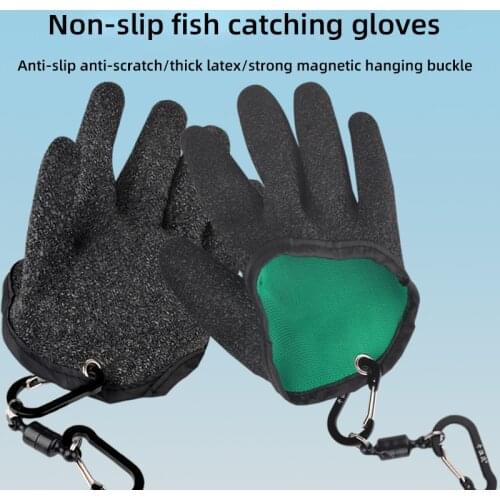 Fishing Catching Gloves Protect Hand from Puncture Scrapes Fisherman Professional Catch Fish Waterproof Slip Tools