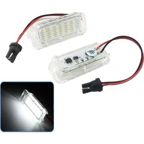 White Canbus 12v LED Number License Plate Light Lamp for Focus 5D/Fiesta/Mondeo MK4/C-Max MK2/S-Max/Kuga/Galaxy