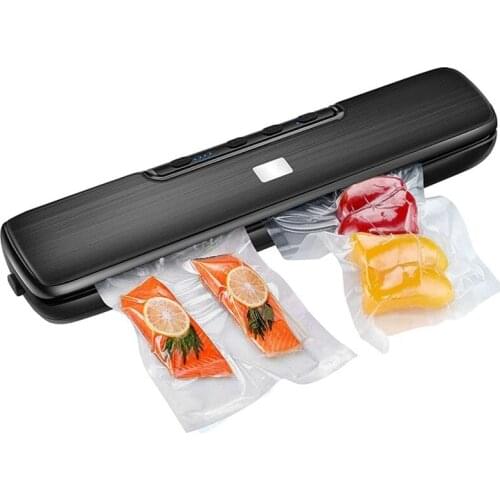 Vacuum Sealer Machine Food Sealer with 15 Sealer Bags for Food Saver Dry Moist Point Outer Seal Five Food Preservation Modes