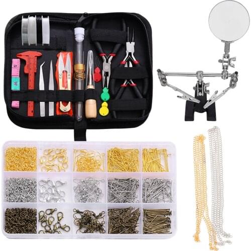 Jewelry Product Kit Manual Pliers Winding Small Jewelry Accessories Kit DIY Repair and Making Ornament Materials