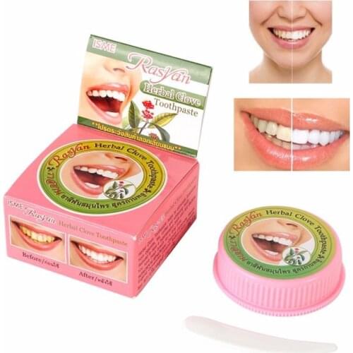 100pcs Herbal Toothpaste Dentifrice Herb Teeth Whitening Natural Amazing Thai Toothpaste Teeth Whitening new