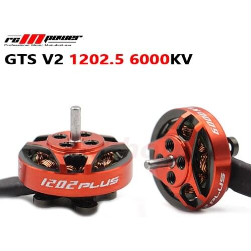 4PCS RCINPower GTS V2 1202.5 6000KV 3-4S Lipo 3.9g Mini FPV Brushless Motor 1.6-3inch Propeller For RC Racing Drones Quadcopter