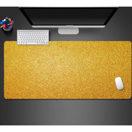 Abrasive Yellow Mouse Pad High Quality Rubber Washable PC Game Mousepad Computer Game Accessories Mouse Mat Of XL Desk Mats