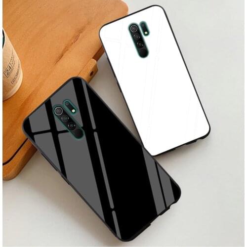 Tempered Glass Case for Xiaomi Redmi 9 9A 8 8A mi Note 10 lite Ultra Pro Cover Redmi Note 9S 9 Pro Max 9T SE 8 8T 7 Hard Case