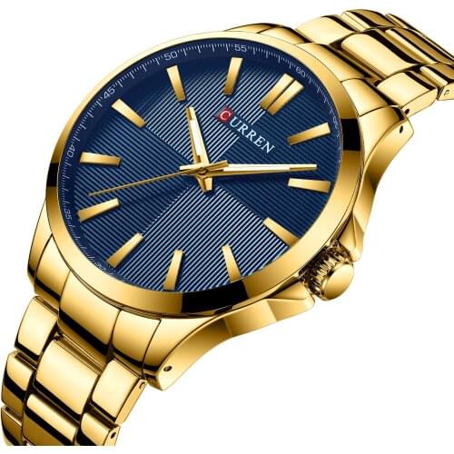 CURREN 8322 Men Fashion Watch Luxury Stainless Steel Band Business Clock Waterproof Wristwatch