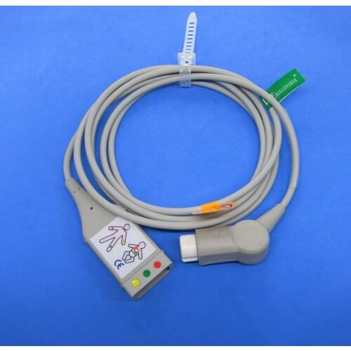 For 3 leads Popular PH*L*PS ECG trunk Cable