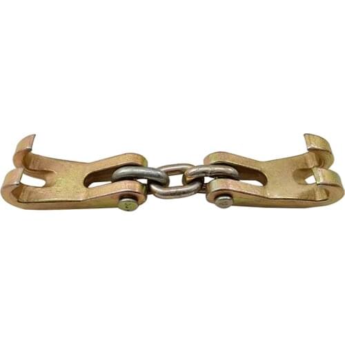 Double Claw Hook Chain Shortener Clamp Bumper Hook Puller Auto Body Dent Repair