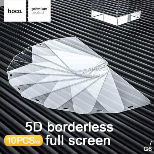 HOCO 5D borderless full screen protector for iPhone 12 Pro Max protective tempered glass film for Apple iPhone 12 mini (10pcs)