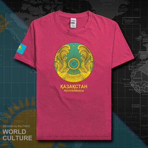 Kazakhstan men t shirt 2018 jerseys nation cotton t-shirts meeting fitness Kazakh gyms clothing tees country KAZ Kazakhstani 20