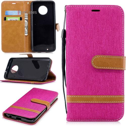 Colorful Flip Phone Case sFor Cellular Moto G6 Soft TPU Phone Case Portable Jewelled Mobile Phone Case For Motorola G6 Tel Kryt