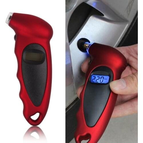 Mini LED Digital Tire Gauge Tire Diagnostic LCD Display Universal Tire Pressure Tool For Car Auto Motorcycle Bike