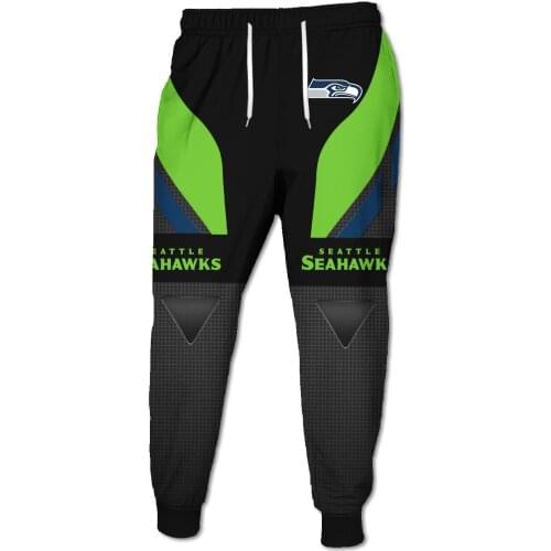 Cartoon geometric bird print mens casual jogger sweatpants