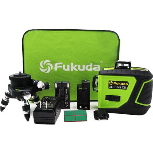 New 12 Line 3D laser level 360 Vertical And Horizontal Laser Level Self-leveling Cross Line 3D Green Laser Level with outdoor