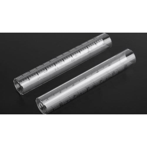 Wholesale 2Pcs Clear Capacity Glass Rain Gauge Replacement Tube Outdoor Garden Yard Home May06