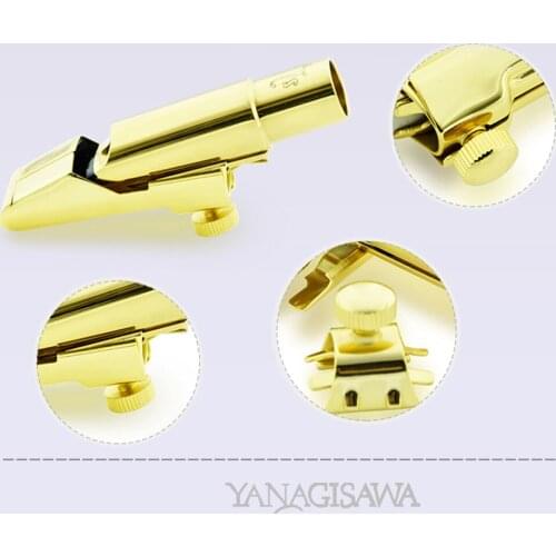 Professional Tenor Soprano Alto Saxophone Metal Mouthpiece Silver Plated Slideway Mouthpiece Sax Mouth Pieces 56789