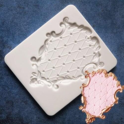 Manufacturers Direct Sales Of European-Style Series Mirror Pattern Chocolate DIY Sugar Silicone Molds A1529