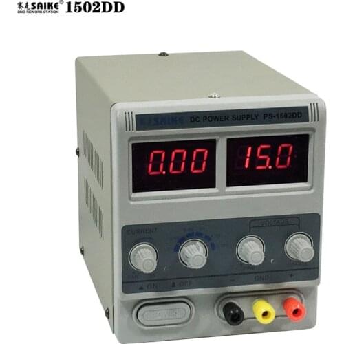 SAIKE PS-1502DD Regulated Power Supply DC 15V 2A Switching Mode Power Supplyfor Mobile Phone Repair Original