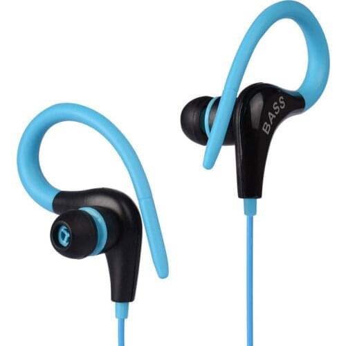 Sports Ear Hook Earphones Bass High Fidelity Headphones High Quality For Ipone Andorid xiaomi OPPO VIVO mp3