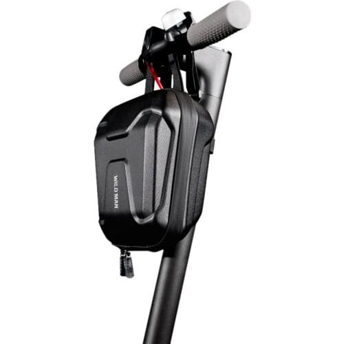 WILD MAN 2.5L Hard Shell Rainproof Scooter Hanging Bag for Electric Scooters Folding Bike Kick Board Handlebar Pannier Pouch