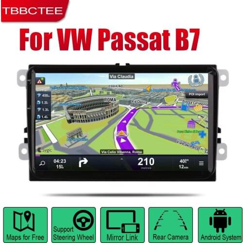 TBBCTEE Android Car Radio Stereo GPS Navigation For Volkswagen VW Passat B7 2011~2014 Bluetooth wifi 2din Car Radio Stereo