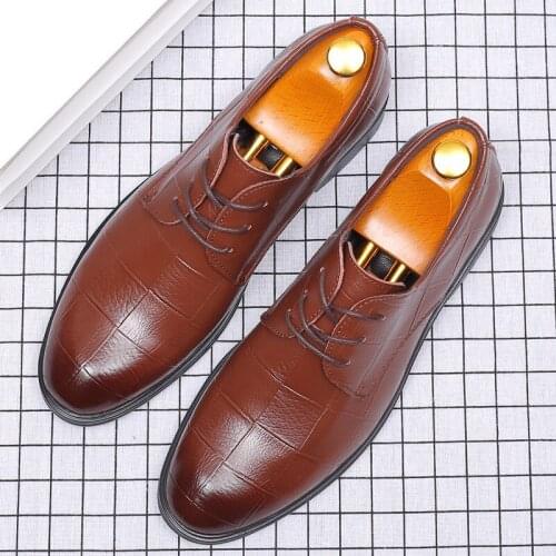 Oxford Shoes For Men Formal Shoes Men Genuine Leather Coiffeur Wedding Shoes Men Classic Chaussures Pour Homme Zapatos Vestir