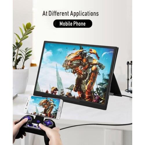 15.6 inch Portable Monitor 1080p HDR IPS Gaming Monitor With USB Type C Mini Hdmi for Phone Laptop Pc Xbox Ps4