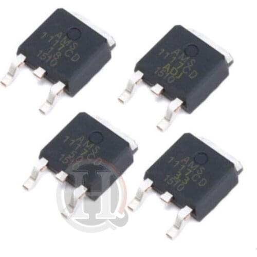 20PCS/Lot AMS1117-ADJ AZ1117D-ADJ TO-252 Voltage Regulator IC