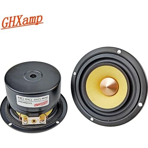 3 Inch Tube Speaker Full Range Hifi Natural Pulp Cone Vocal Exquisite Ceiling Car Home Audio Upgrade Tube amp Modification