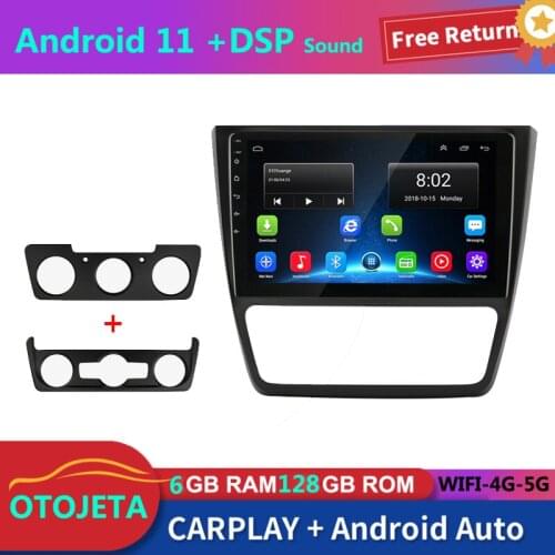 For Skoda Yeti 5L Car Radio Stereo GPS Navigator 6GB Ram 128GB Rom Autoradio 2Din Android 10 Bluetooth Multimedia Player