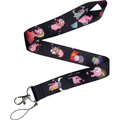 CA107 Cartoon Lanyards For keychain ID Card Pass Mobile Phone USB Badge Holder Hang Rope Lariat Lanyard