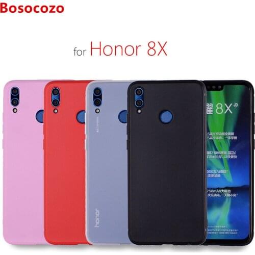 Della Caramella Opaca Del Silicone Coque Copertura Per il huawei honor8X Posteriore Del Telefono di Caso Per il huawei honor8X