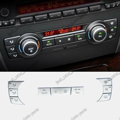 FOR 2005-2012 BMW 3 Series E90 Air Condition CD Panel Interior Button Cover Trim