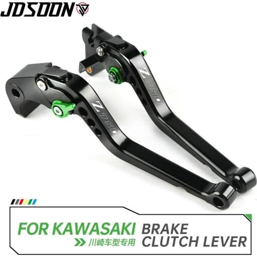 For KAWASAKI Z750 Z 750 2007 2008 2009 2010 2011 2012 Motorcycle Accessories Aluminum Short Brake Clutch Levers LOGO Z750