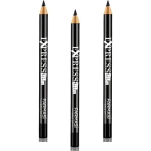 FARMASİ Express Water-Resistant Waterproof Eye Liner Black 3 PCs 412862078