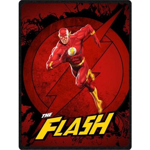 The Flash Soft Warm Coral Fleece Plush Throw Blanket Sofa Bed Knee blankets Customize Baby Child Bedspread