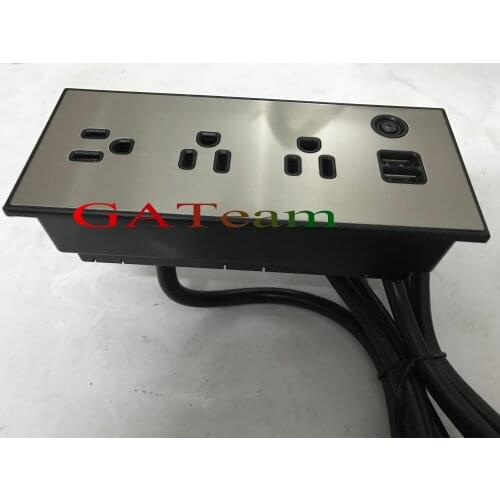 Table socket for Meeting Room Hotel lightning protection switch /UL certification FREE SHIPPING