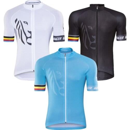 Belgium Pro Team Cycling Jersey Men Short Sleeve Bike Wear Clothing Mtb Jersey Triathlon Maillot Ciclismo Summer