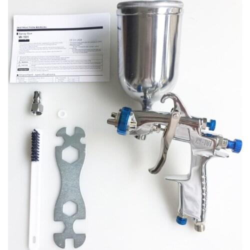 Japan Quality W101-H4 Spray Gun HVLP Manual Car Painting Gun,Gravity Feed Type With 400CC Cup Pistola De Pintura