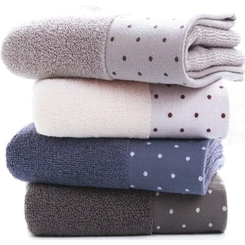 Hand Towel 1pcs 34x75cm Check Hand Towel Facial Care Bathroom Towel Sports Household Non-disposable Towel