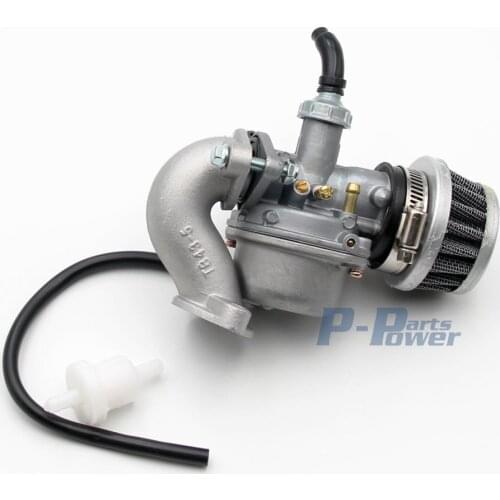 PZ19 19mm Manual Choke Carb Carby Carburetor Air Fuel Filter Intake Pipe Gasket 50 70 90 110 125cc PIT Quad Dirt Bike ATV Buggy