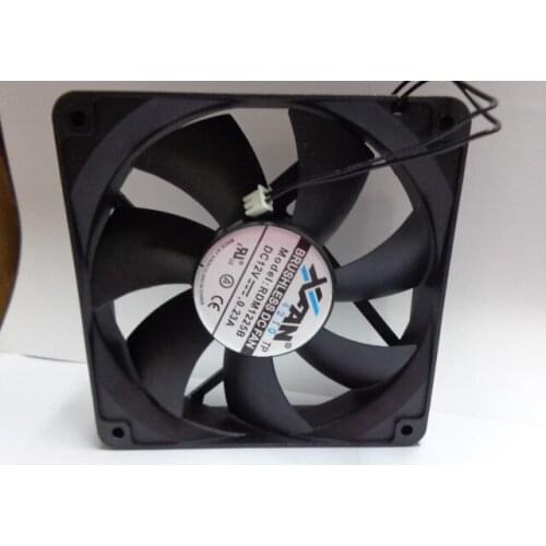 RDM1225B DC12V 0.23A 12CM 12025 2-wires cooling fan