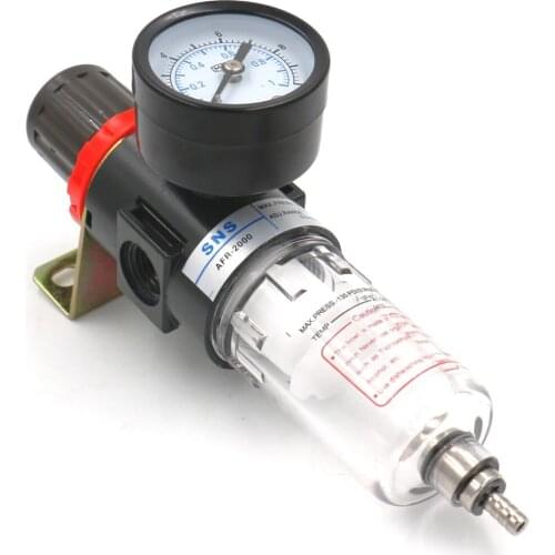 SNS AFR-2000 Adjustable Polycarbonate Air Pneumatic Filter Regulator